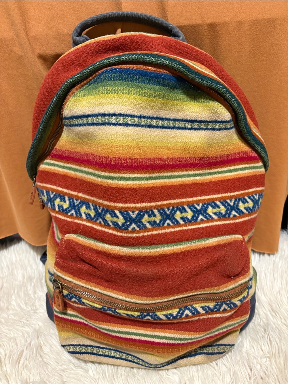 Pendleton Multicolor Striped Canvas Backpack - Picture 8 of 8